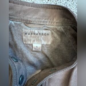 Marrakech Women's Tan Bomber Jacket
